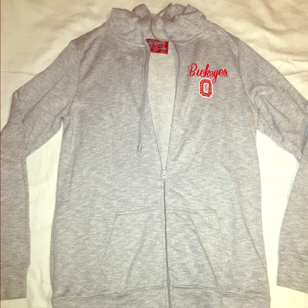 Ohio State Buckeyes zip up hoodie